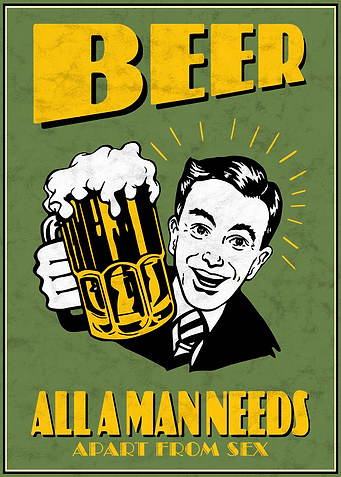 Funny Beer Poster