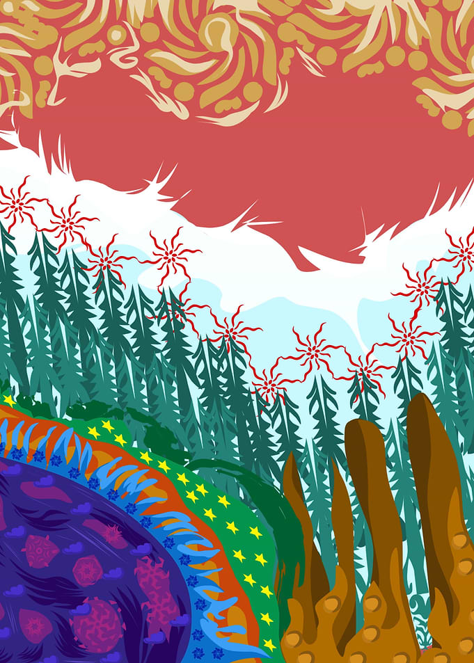 Abstract background colorf
