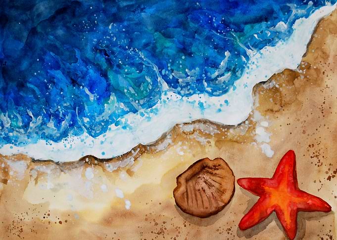 Summer Beach Ocean Waves