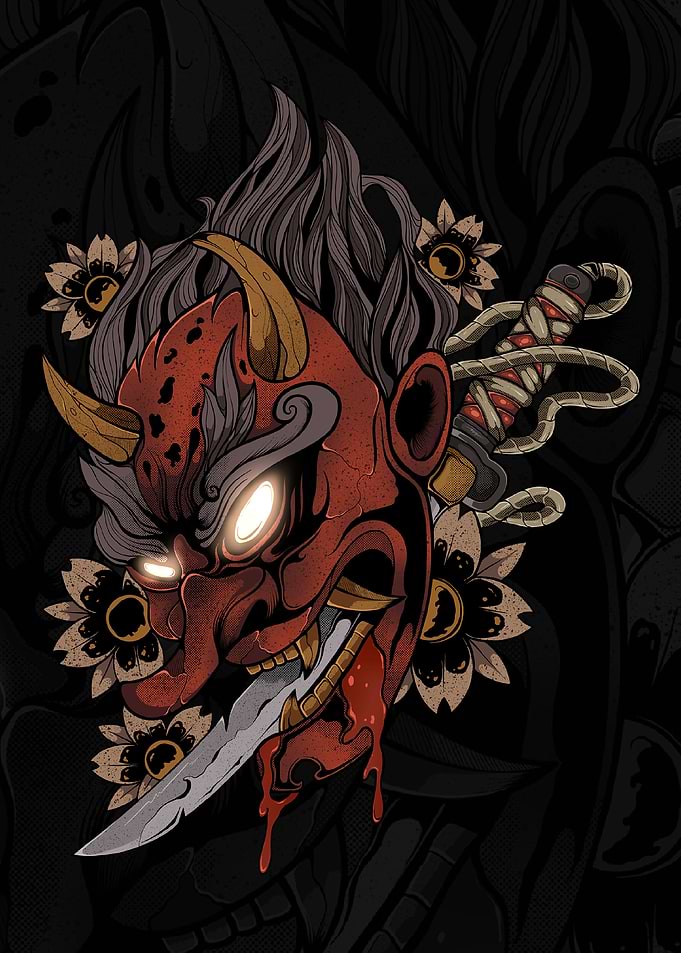 Slashed Oni
