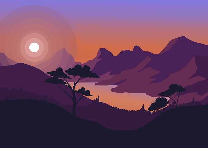 a late afternoon