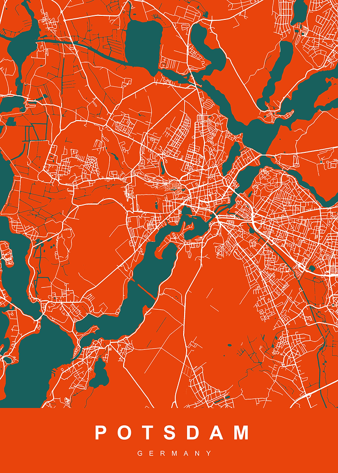 POTSDAM City Map GERMANY