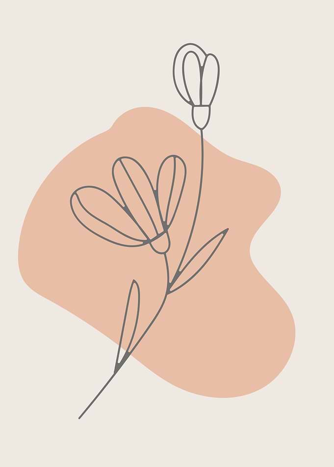 Floral botanical posters