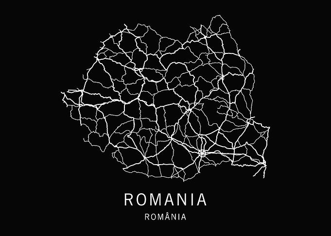Romania Road Map