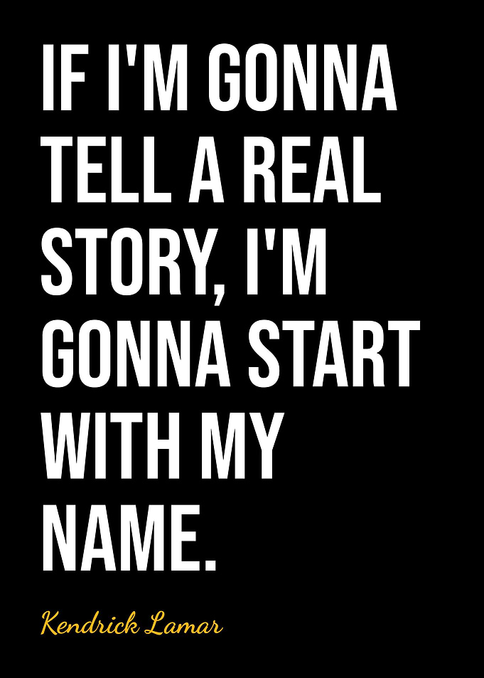 Kendrick Lamar Quote