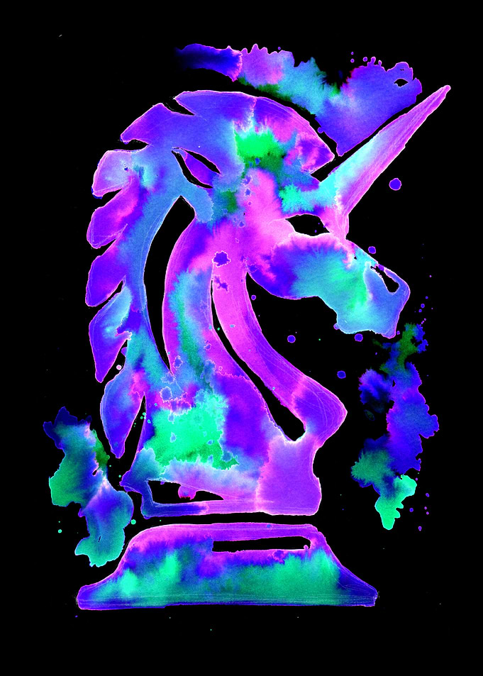 Chess Knight Unicorn