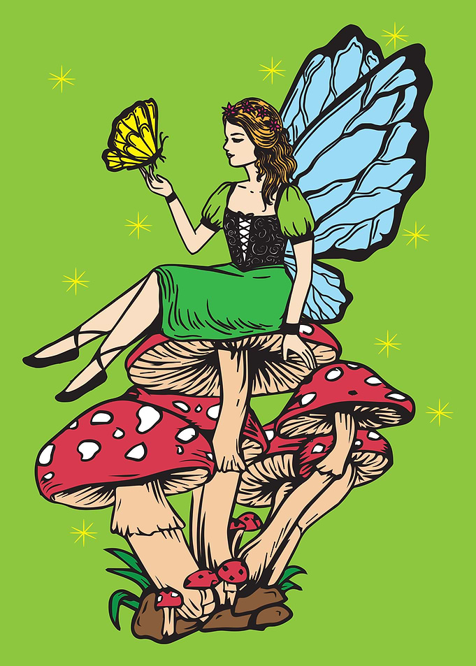 Fairycore Fairy Mushrooms