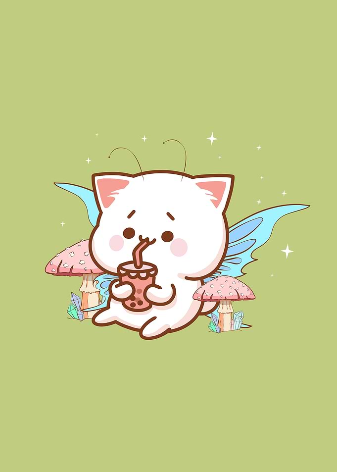 Fairycore Fairy Kawaii Cat