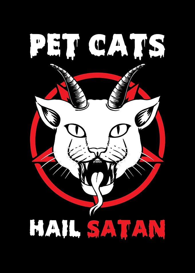 Pet Cats Hail Satan