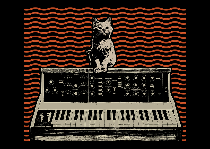 Modular Synthesizer Cat