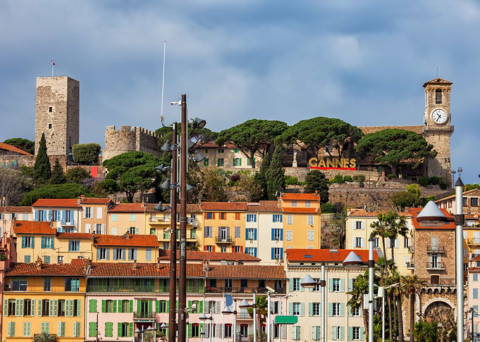 Cannes Old Town In France
