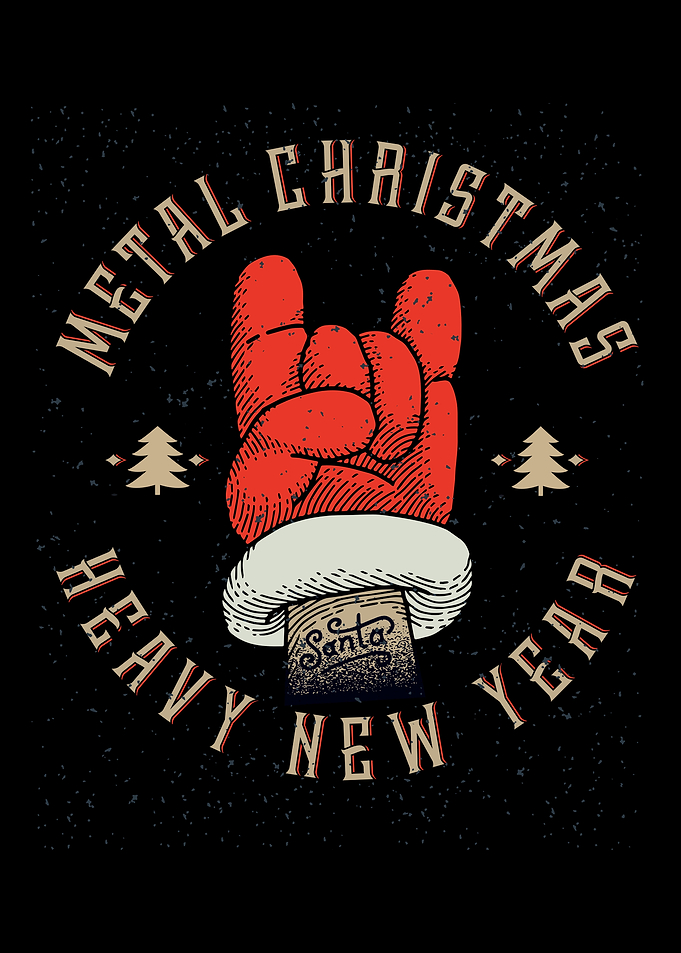 Metal Christmas Heavy New