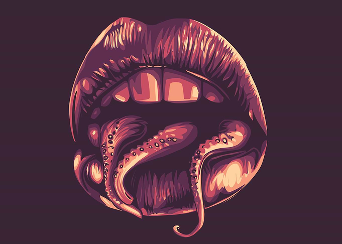 lips illustration art