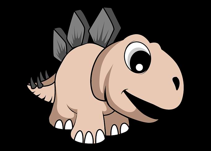Stegosaurus Cute Dinosaur