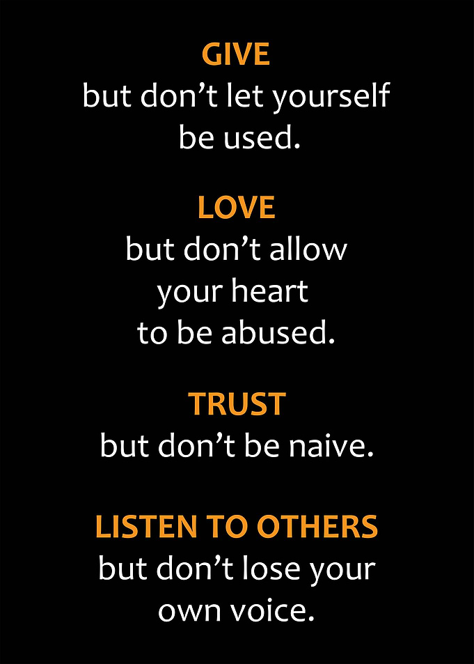 Give Love Trust And Listen