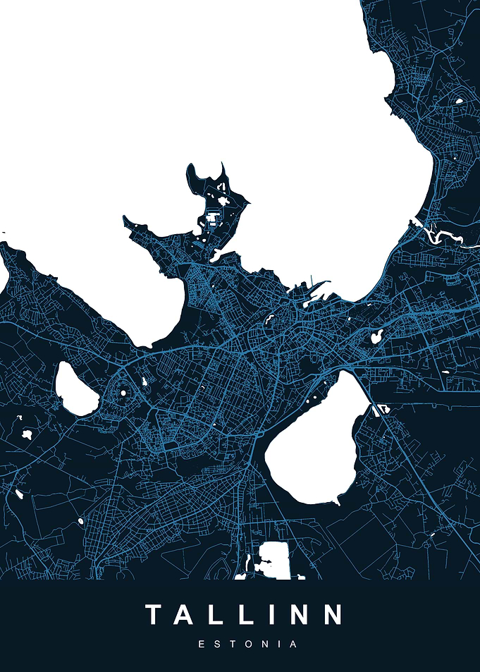 TALLINN Map ESTONIA
