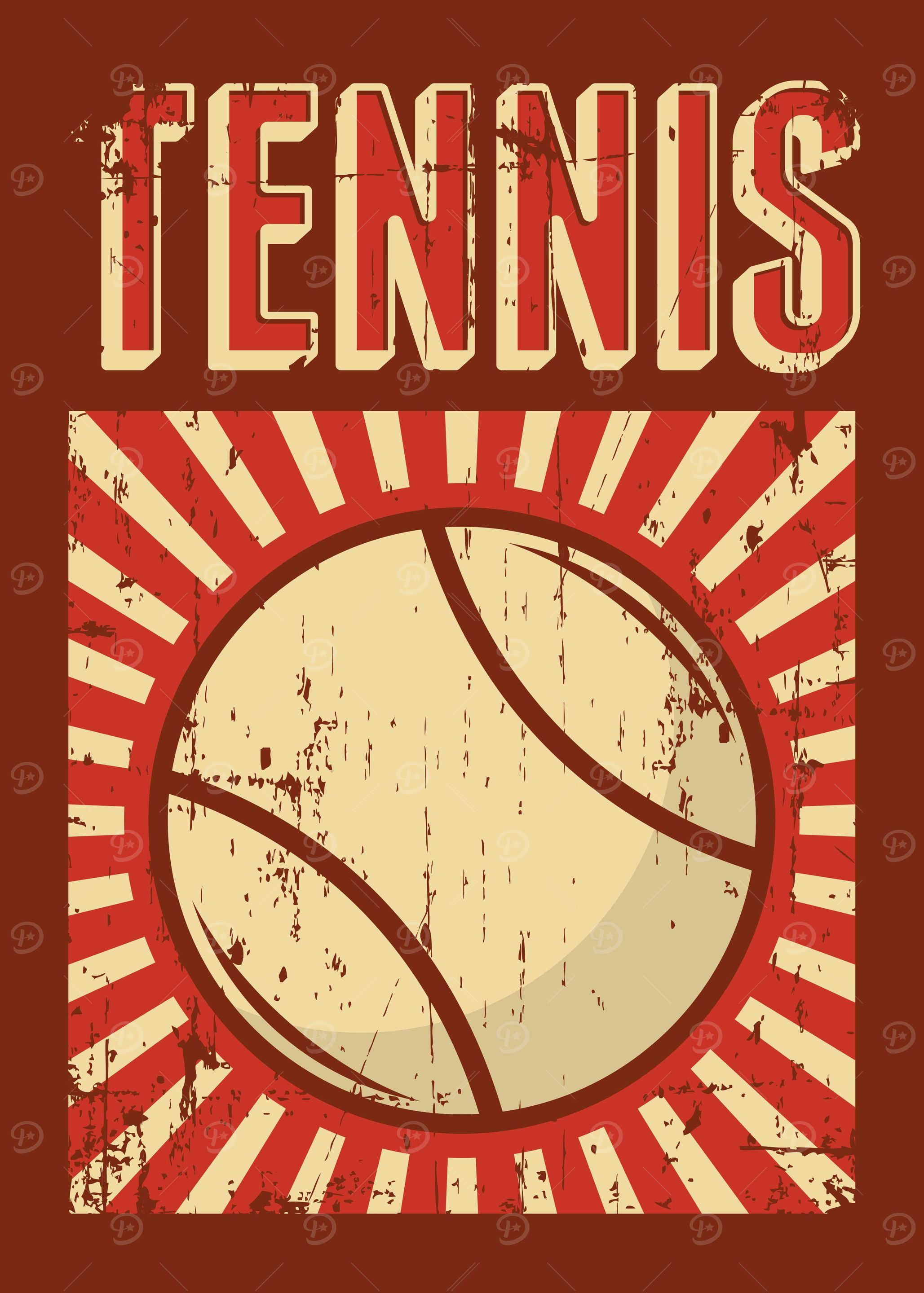 Retro Tennis Ball