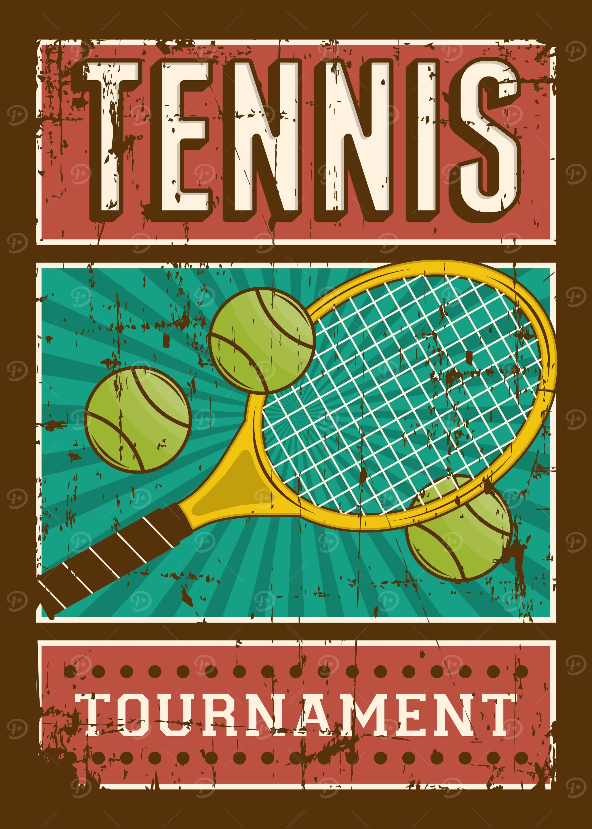 Retro Tennis Tournament