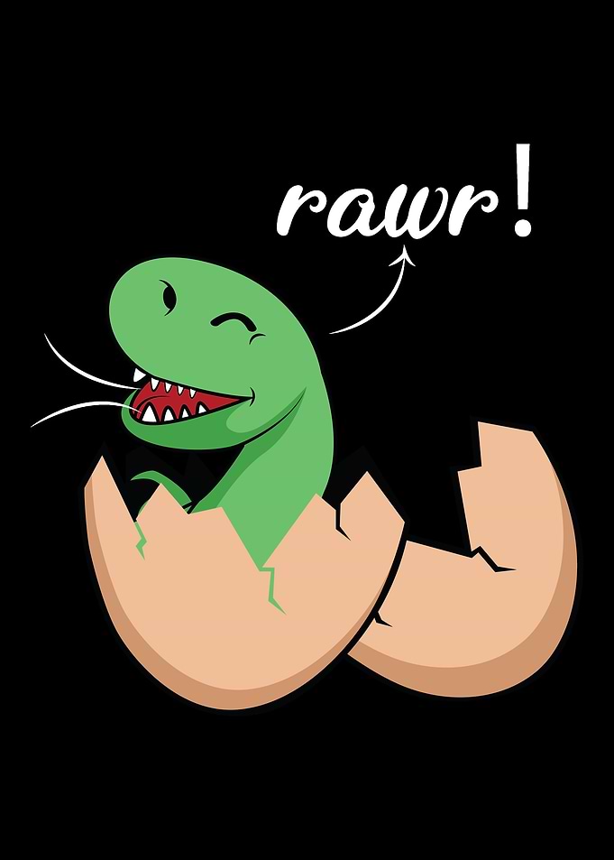 Hatching Rawr Dinosaur Fan