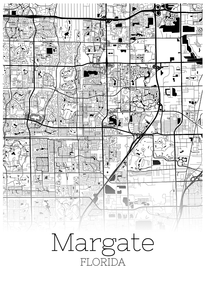 Margate Florida map