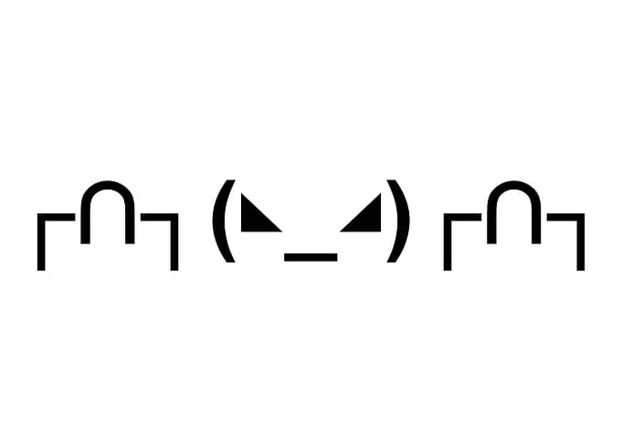 Kaomoji Emoticon Angry