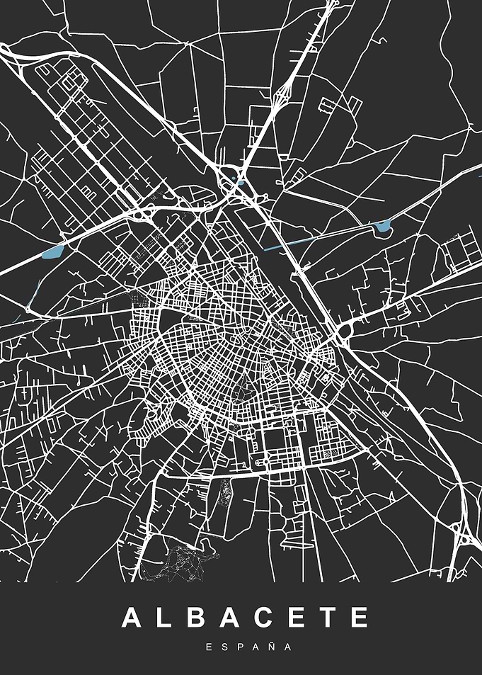 ALBACETE Map Spain