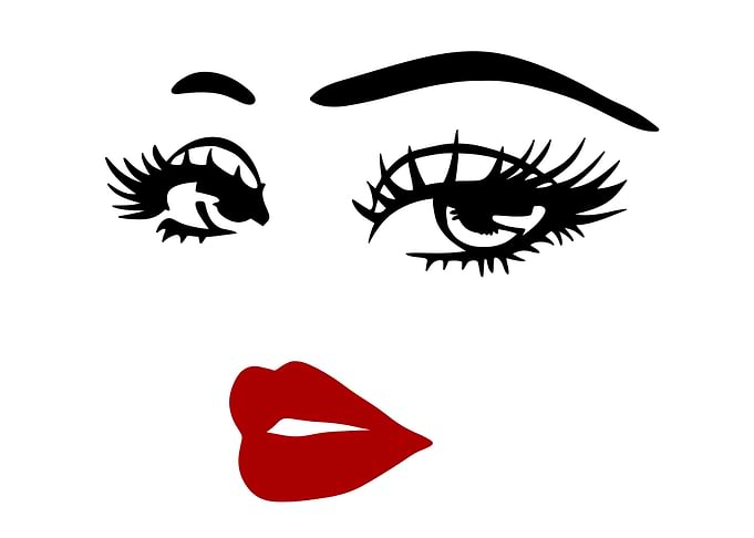 Woman Face White