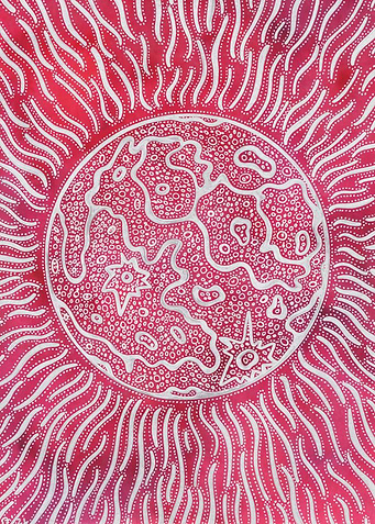 Summer Moon celestial body