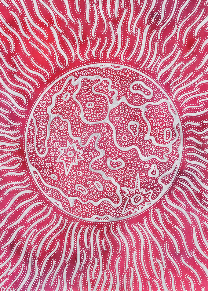 Summer Moon celestial body
