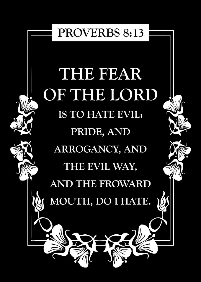 Proverbs 8 13