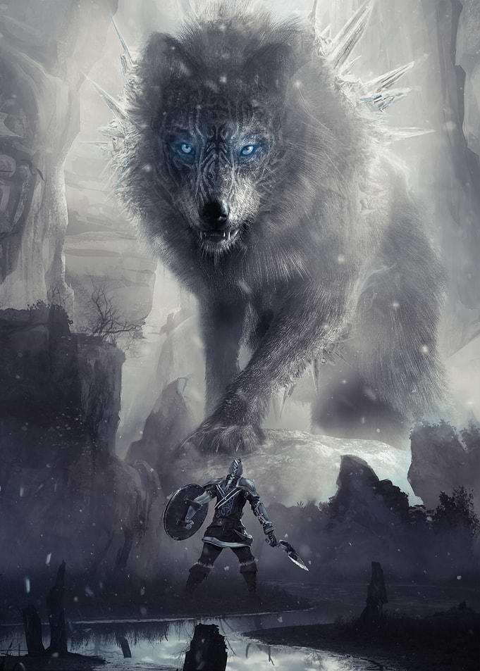 Fenrir the Norse Wolf II