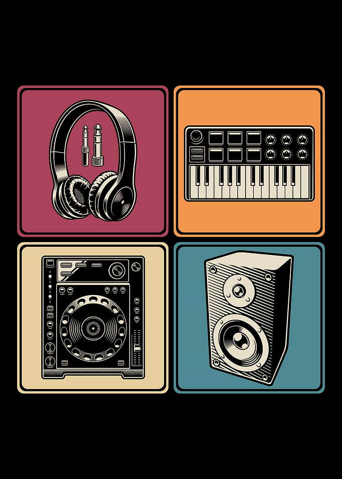 Synthesizer Headphones DJ