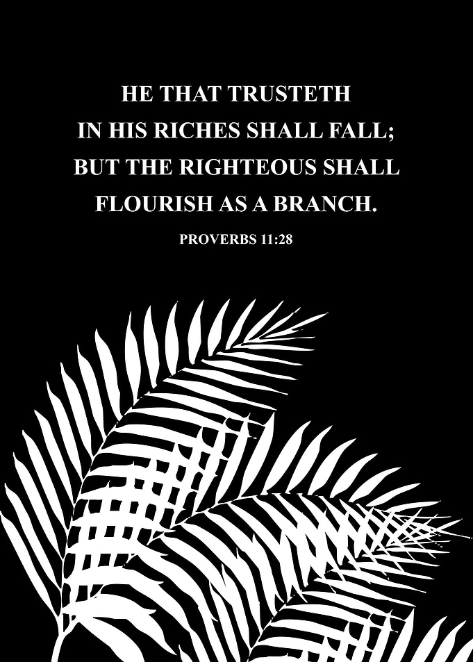 Proverbs 11 28