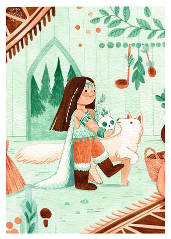 Chaman and Wolf