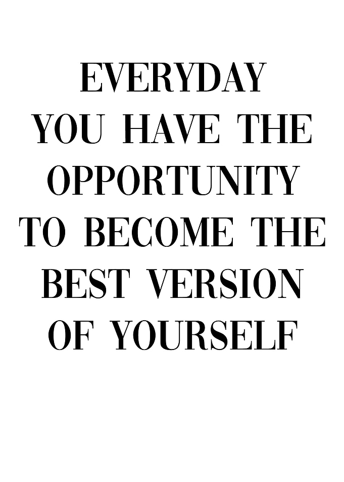Best Version of Yourself