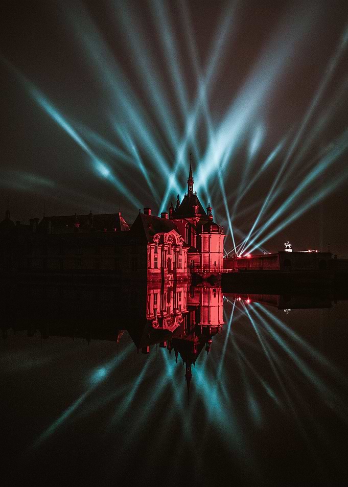 castle in the night