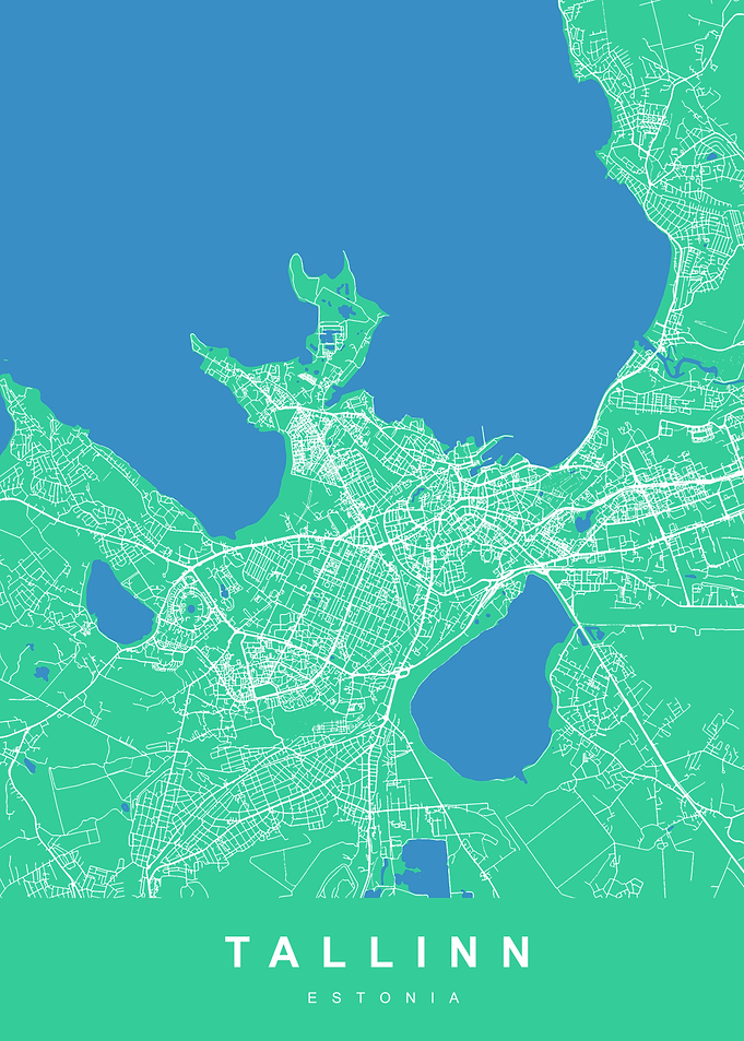 TALLINN Map ESTONIA