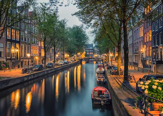 Canal in Amsterdam