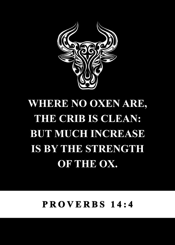 Proverbs 14 4