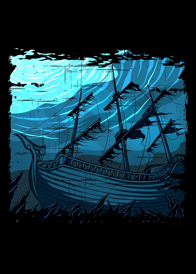Sunken Pirate Ship