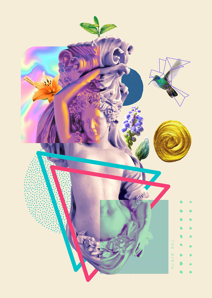 Greek Statue Vaporwave 4