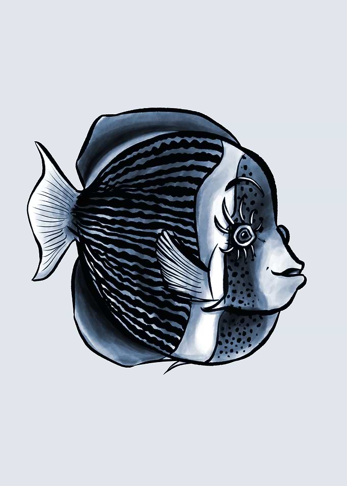 Cute Fish With Eyelashes