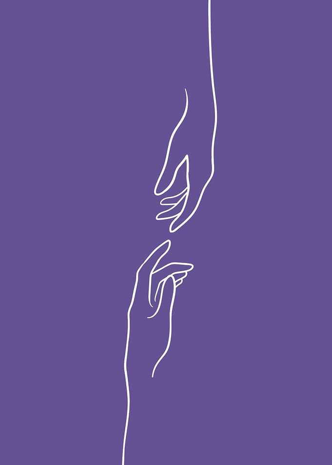 Purple Hands