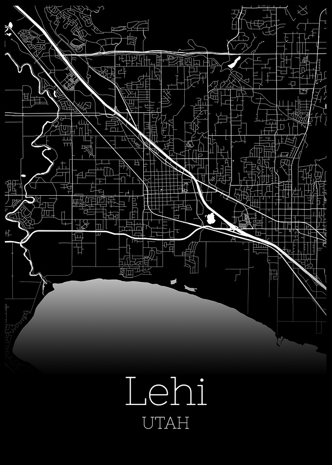 Lehi Utah city map