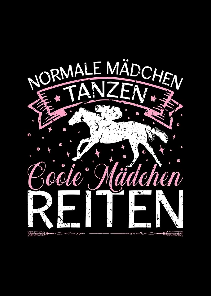 Coole Maedchen Reiten
