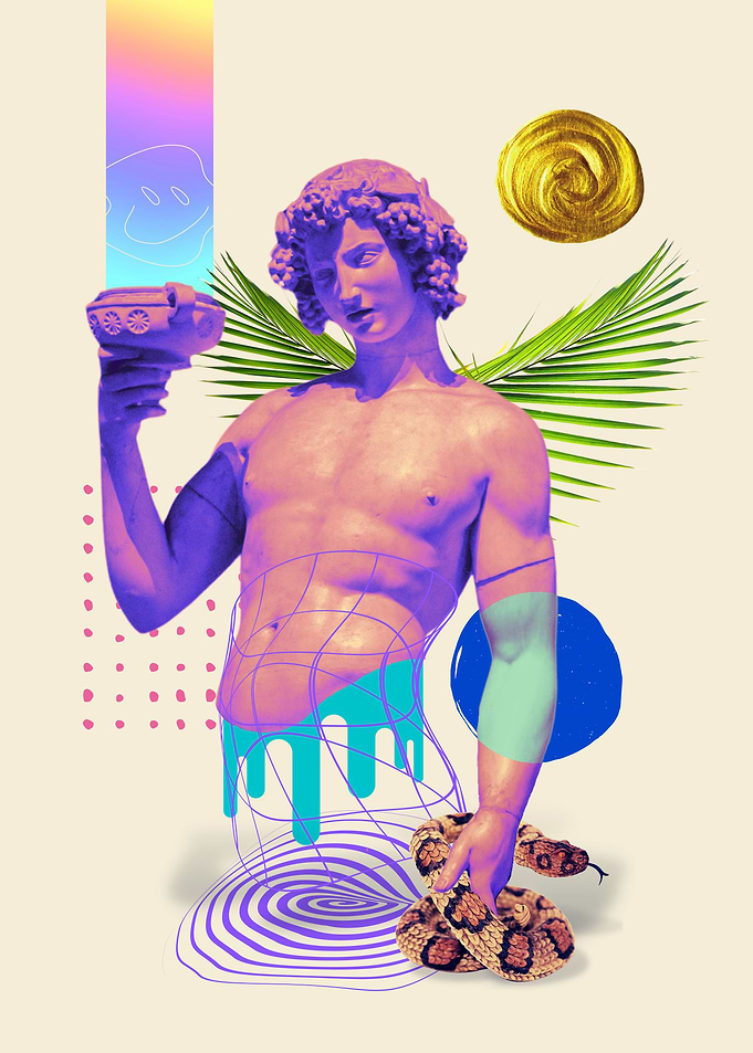 Greek Statue Vaporwave 6