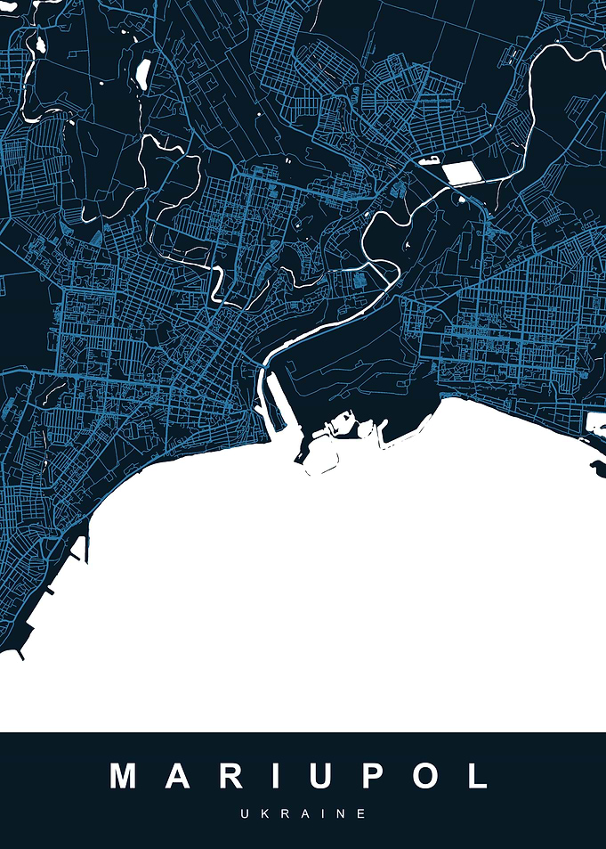 MARIUPOL Map UKRAINE