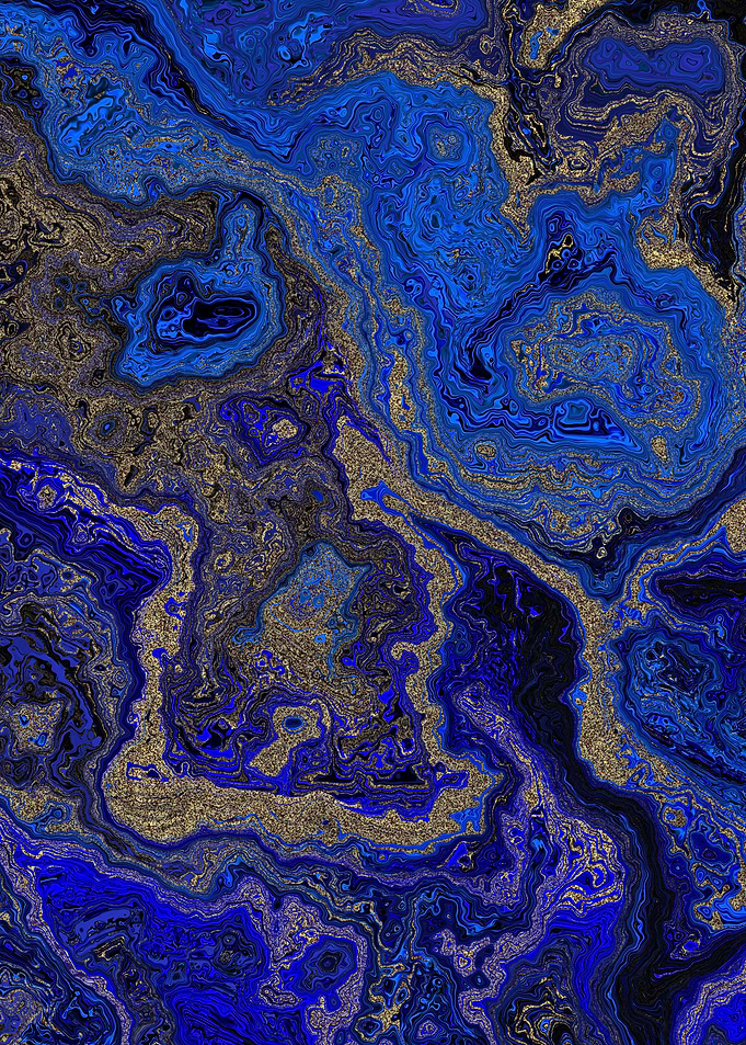 Lazurite Gold Texture 07