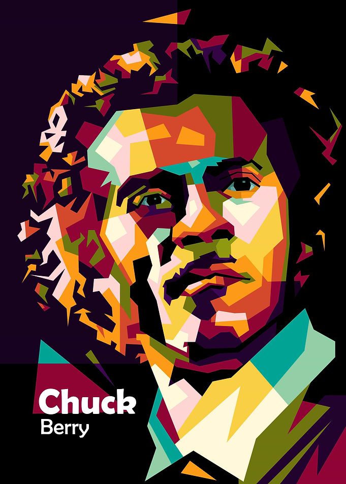 Best popart Chuck Berry