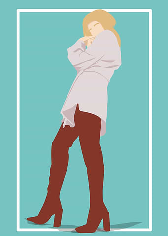 Minimalist cartoon